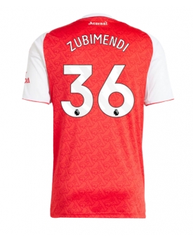 Arsenal Martin Zubimendi #36 Maglia Gara Casa Repliche 2025-26 Maniche Corte
